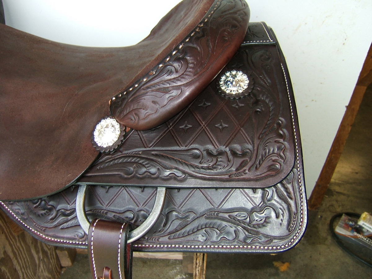 Koen Saddle Shop, custom cutting and reining saddles.